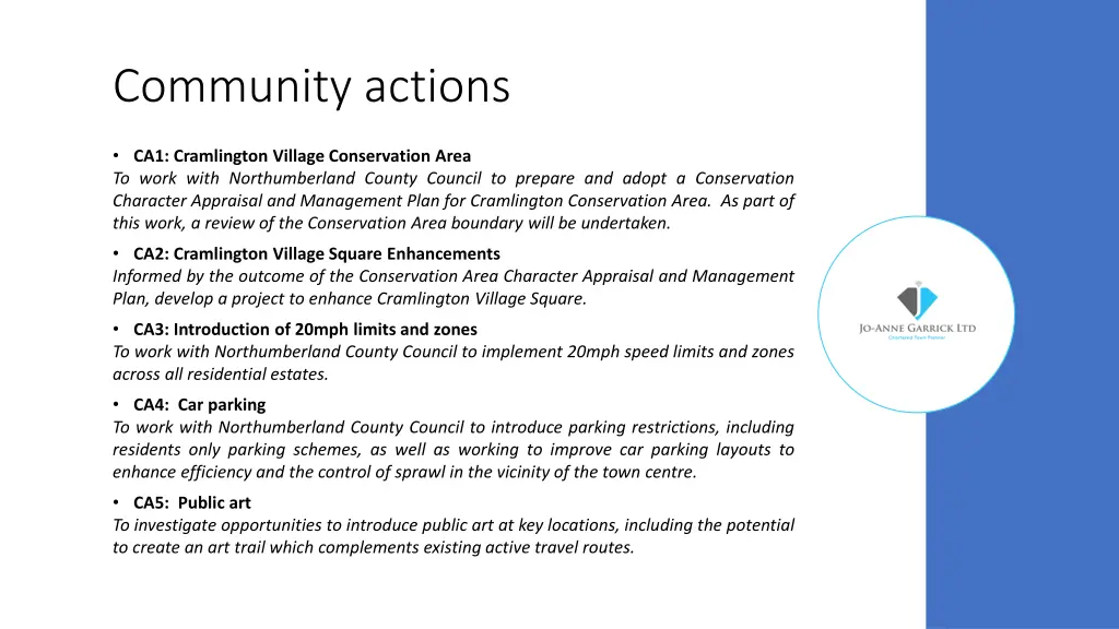 community actions