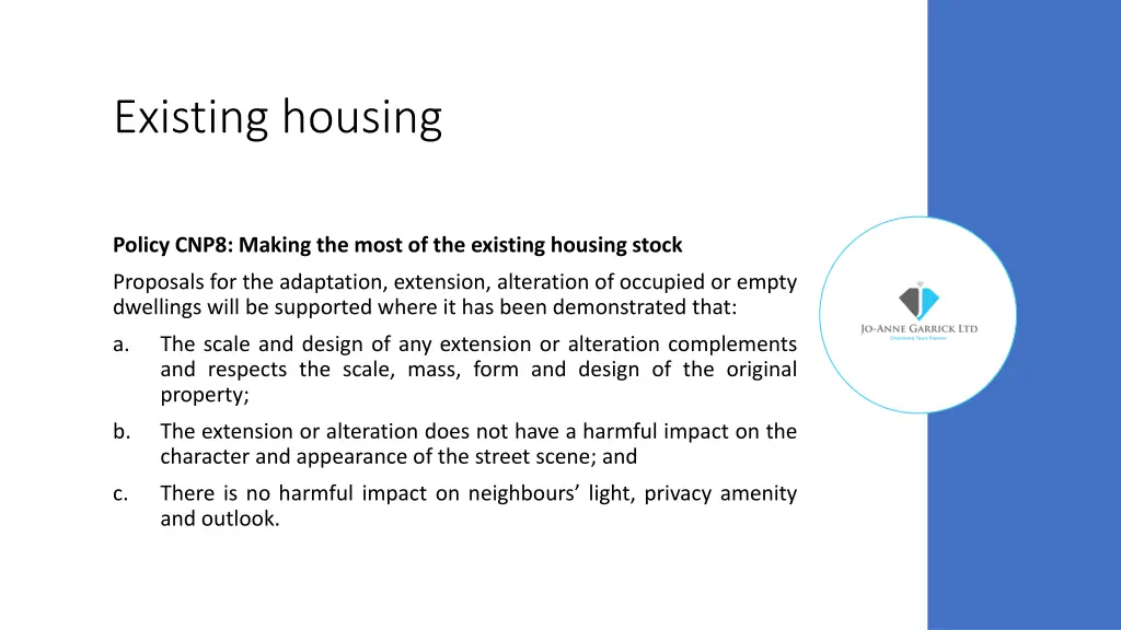 existing housing