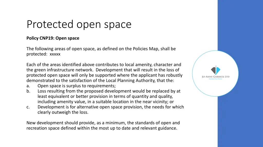 protected open space