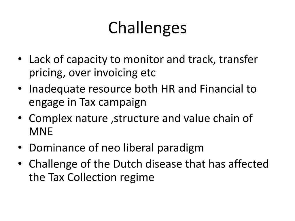 challenges