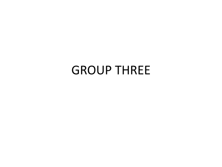 group three