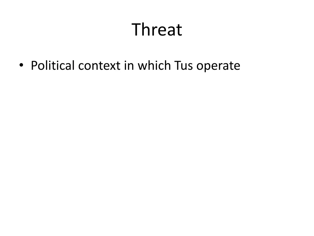 threat