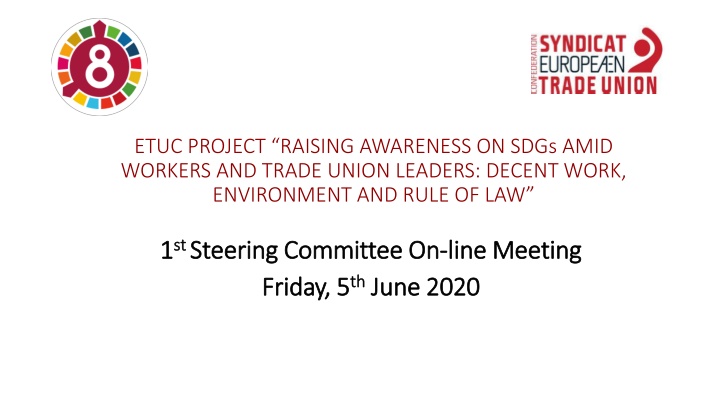 etuc project raising awareness on sdgs amid