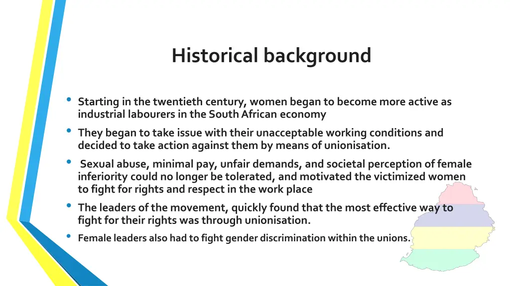 historical background