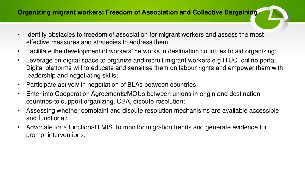 organizing migrant workers freedom of association