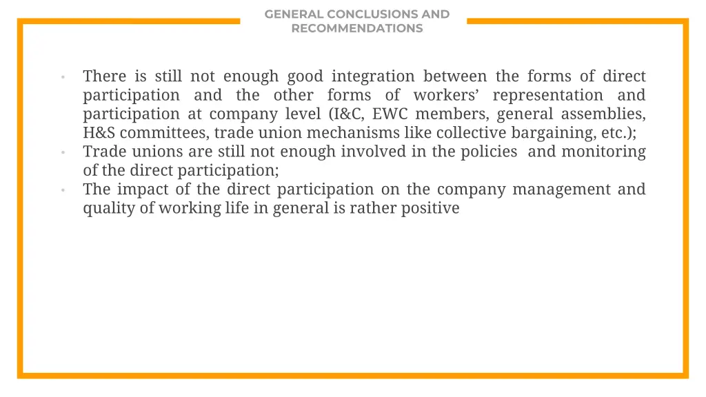 general conclusions and recommendations 1