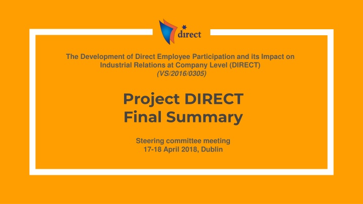the development of direct employee participation