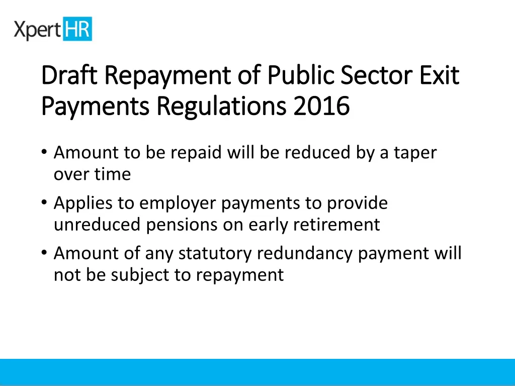 draft repayment of public sector exit draft 1