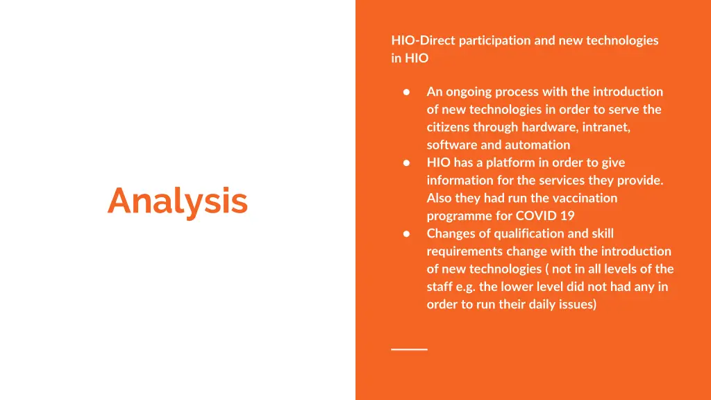 hio direct participation and new technologies 1