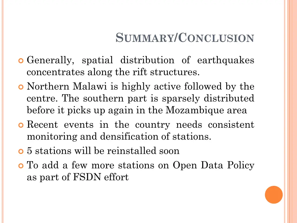 s ummary c onclusion