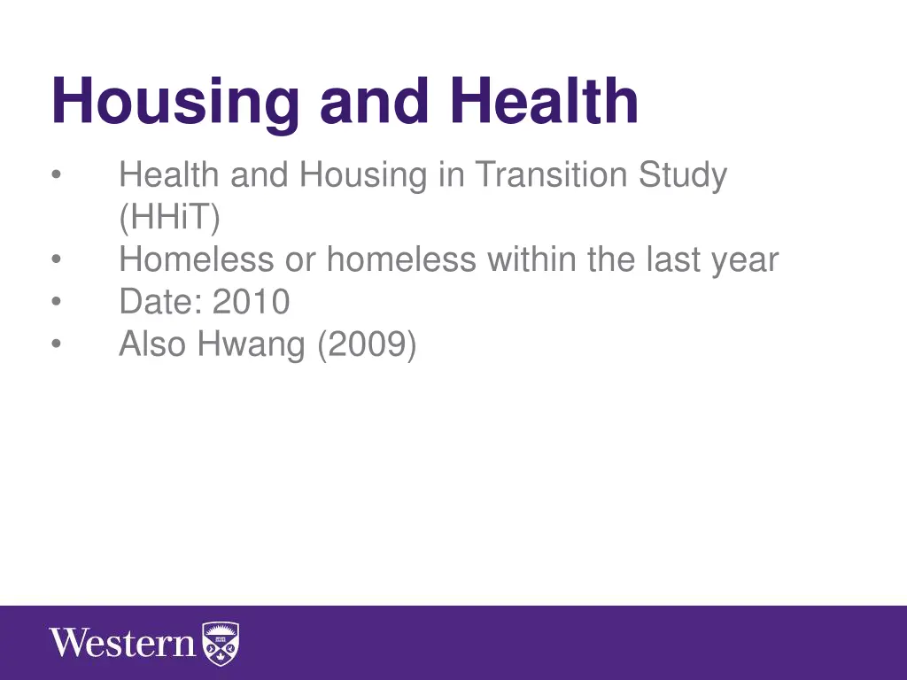 housing and health health and housing
