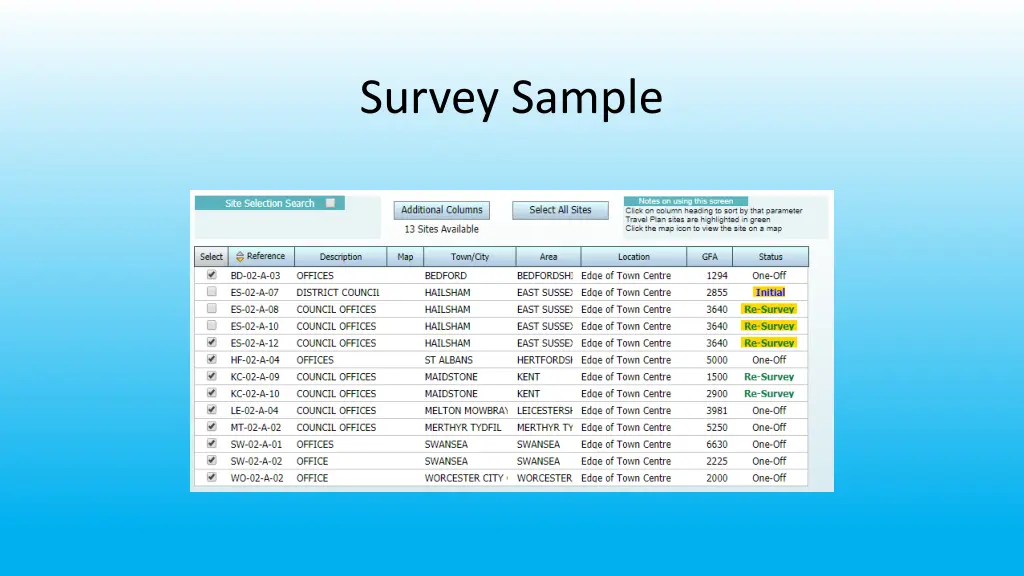 survey sample