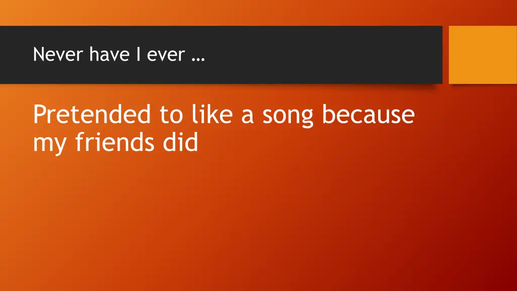 never have i ever