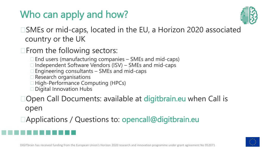 who can apply and how who can apply and how smes