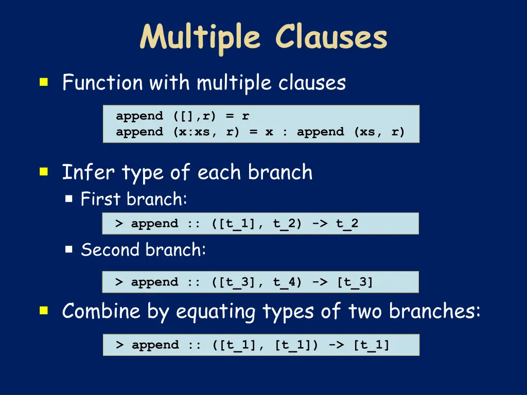 multiple clauses function with multiple clauses