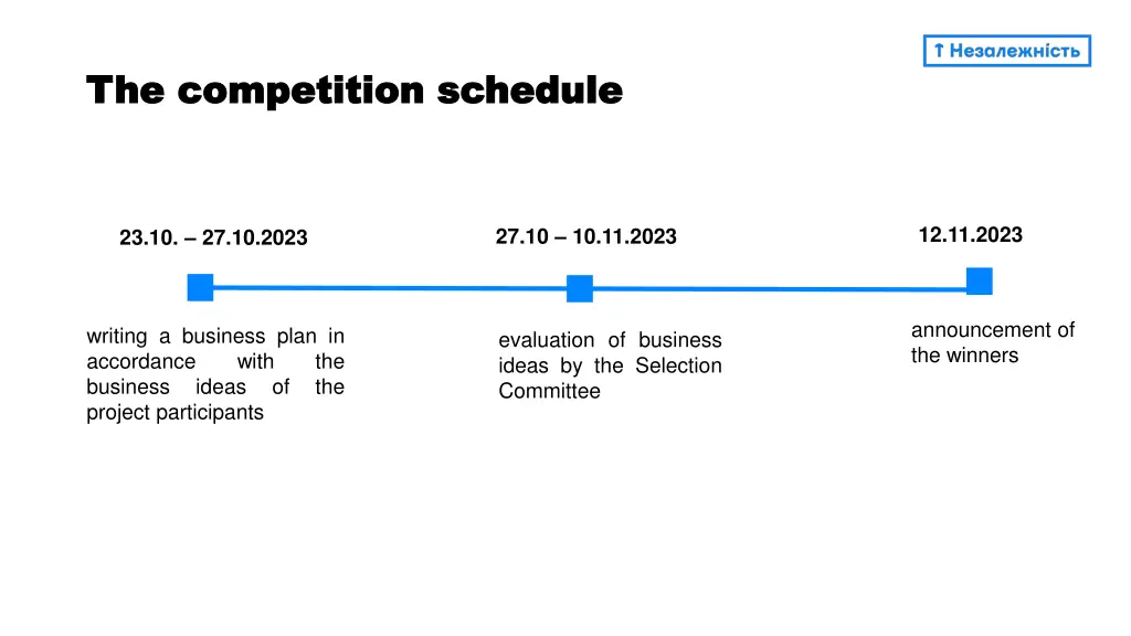 the competition schedule the competition schedule