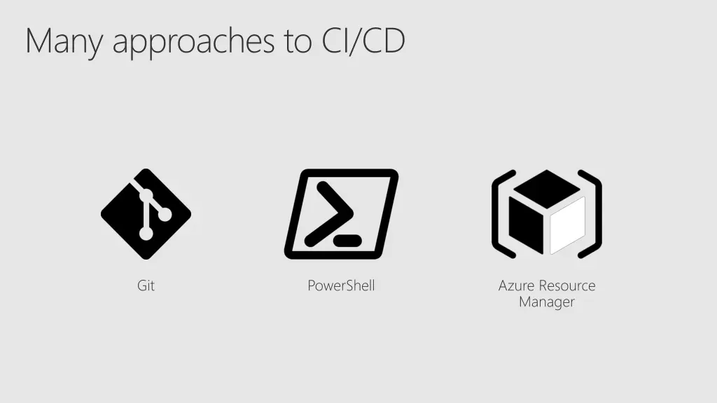 many approaches to ci cd