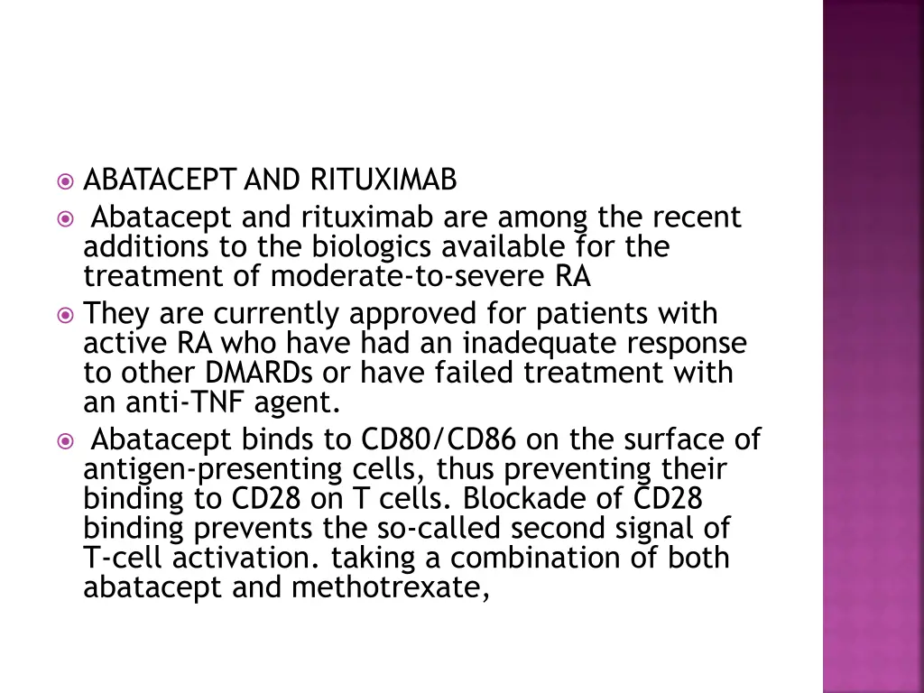 abatacept and rituximab abatacept and rituximab