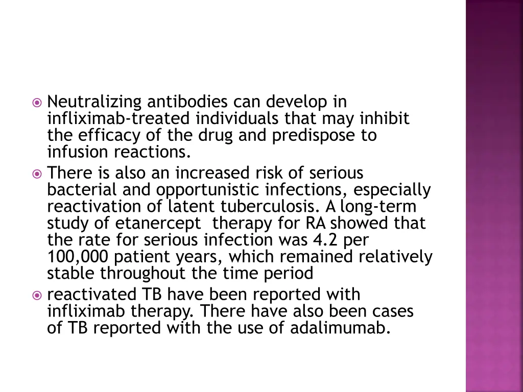 neutralizing antibodies can develop in infliximab