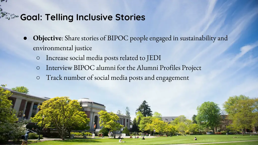 goal telling inclusive stories