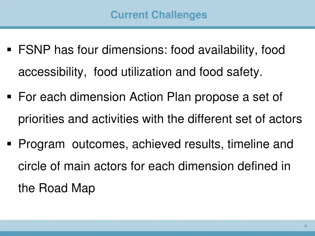 current challenges
