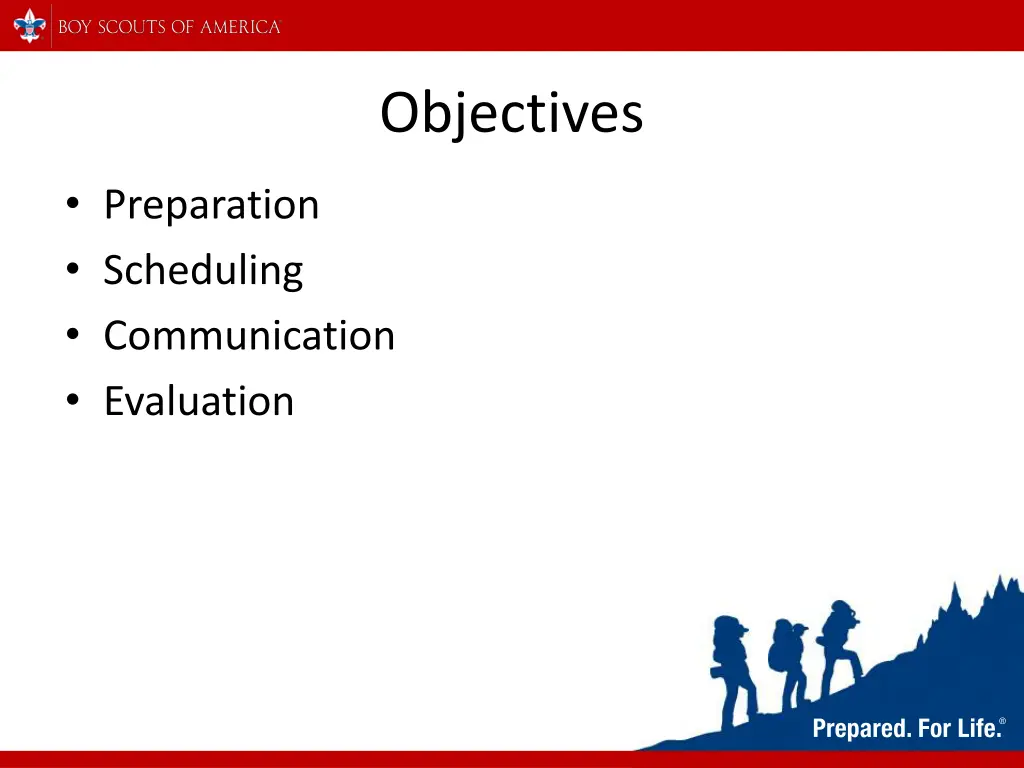 objectives