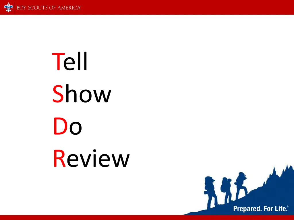 tell show do review