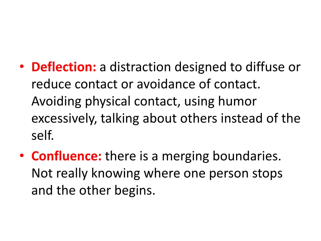 deflection a distraction designed to diffuse