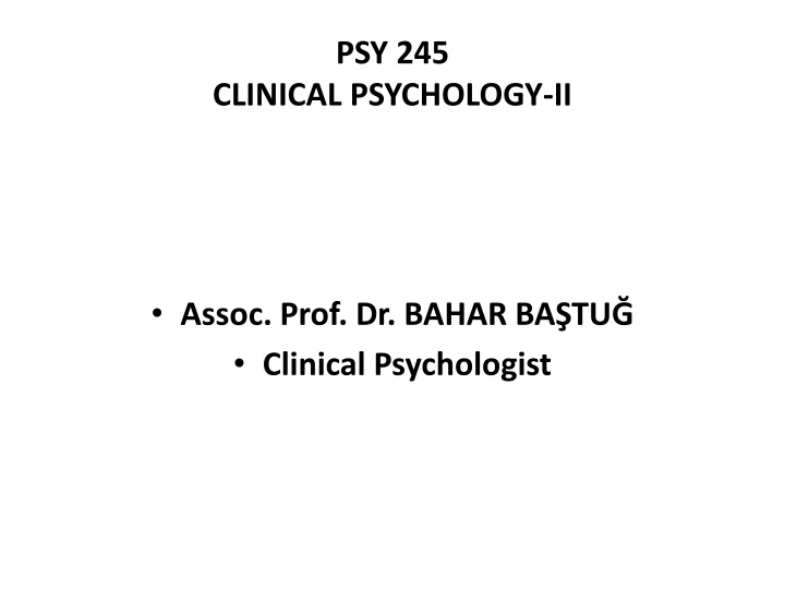 psy 245