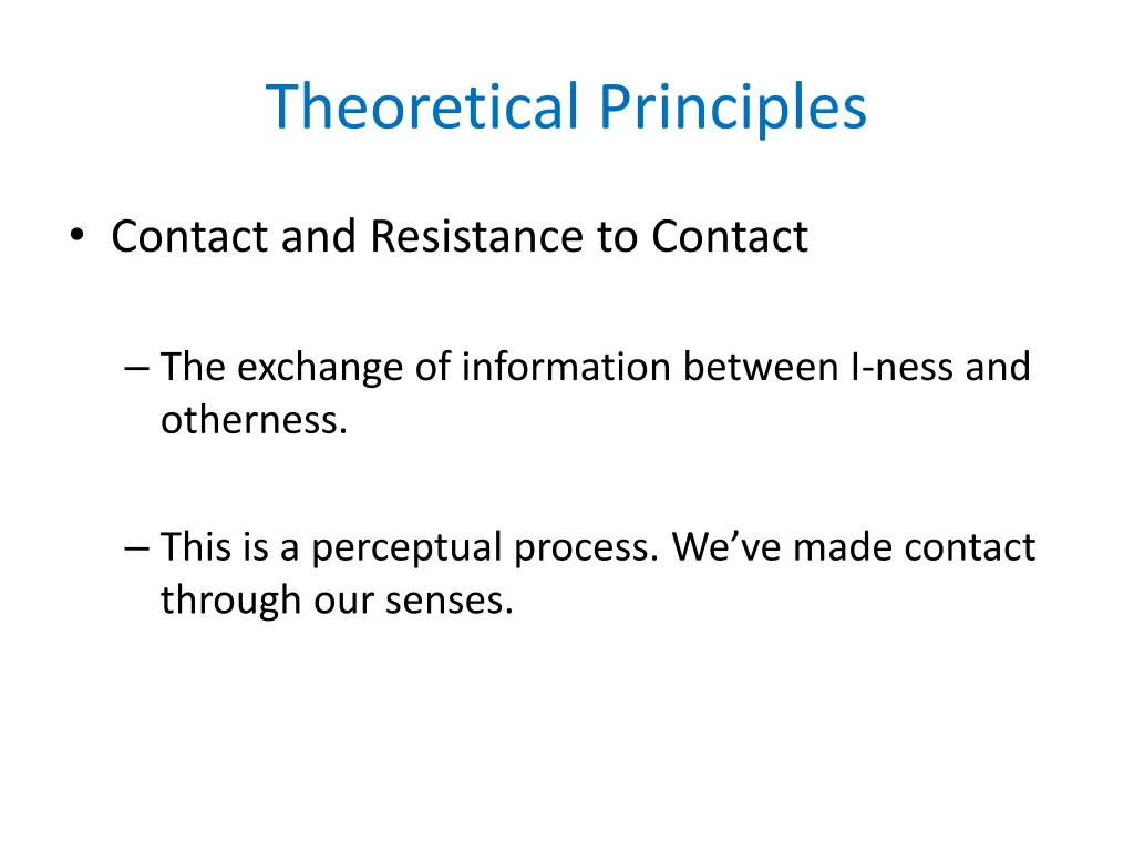 theoretical principles 10