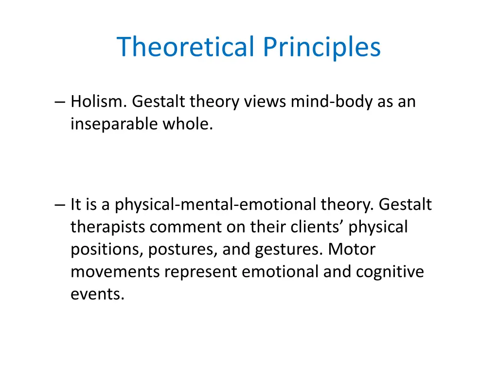 theoretical principles 2