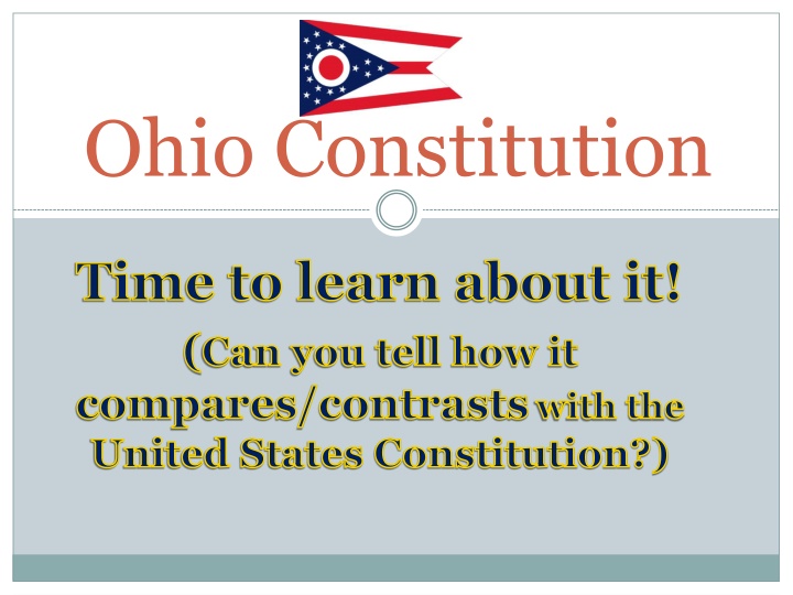 ohio constitution