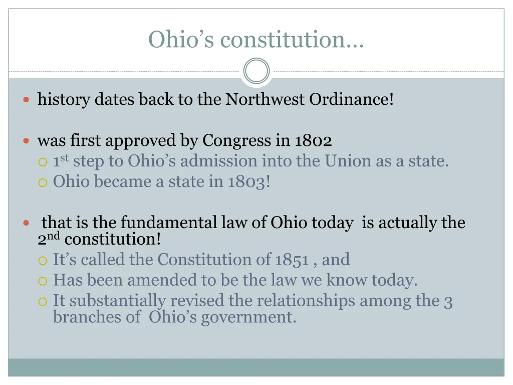 ohio s constitution 1