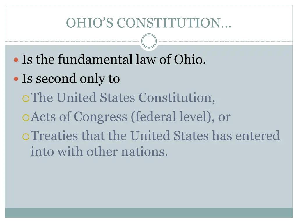 ohio s constitution