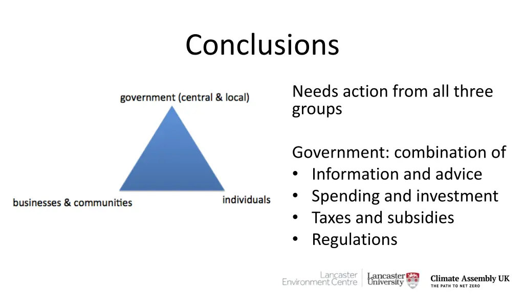 conclusions