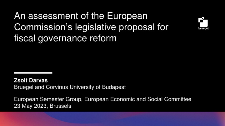 an assessment of the european commission