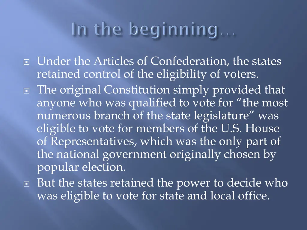 under the articles of confederation the states