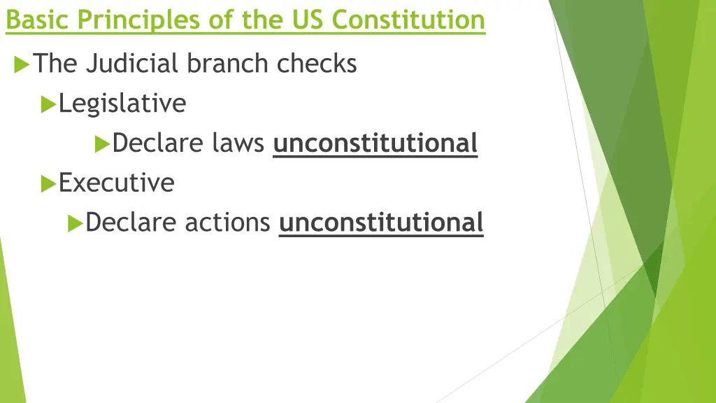 basic principles of the us constitution 6