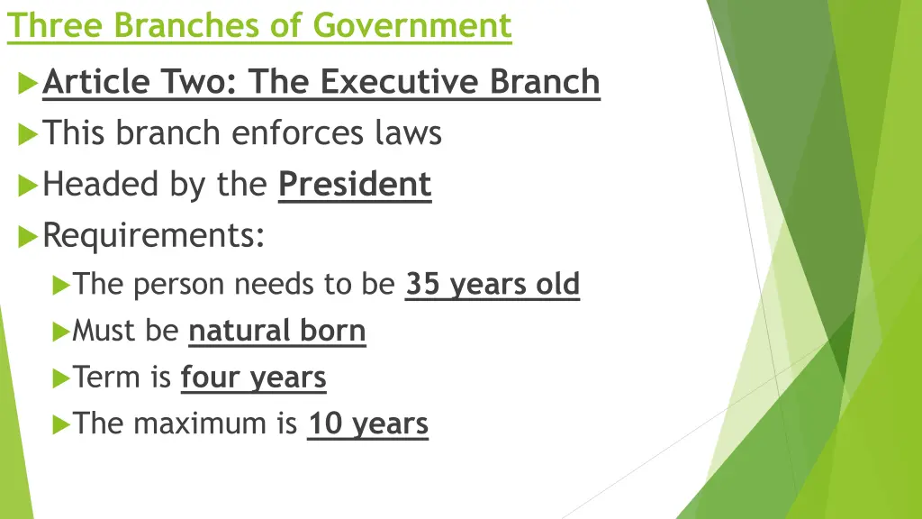 three branches of government 2