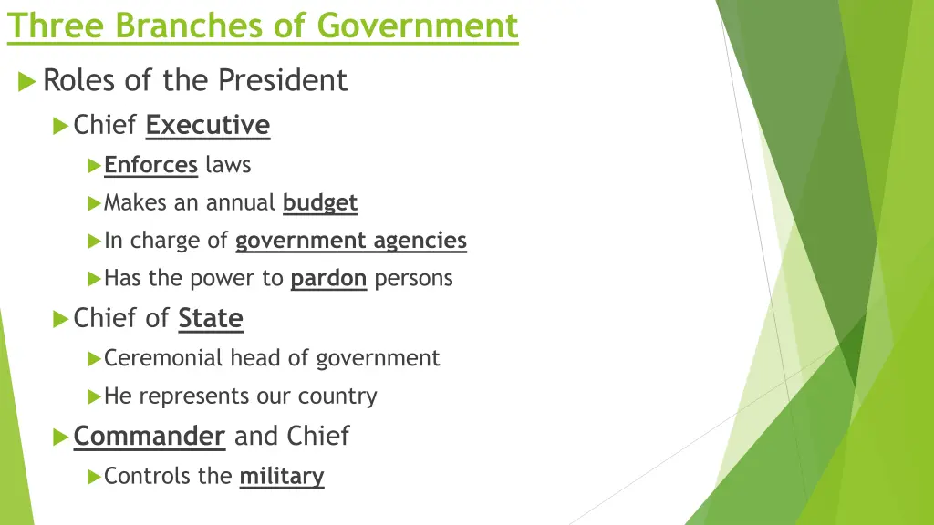 three branches of government 3