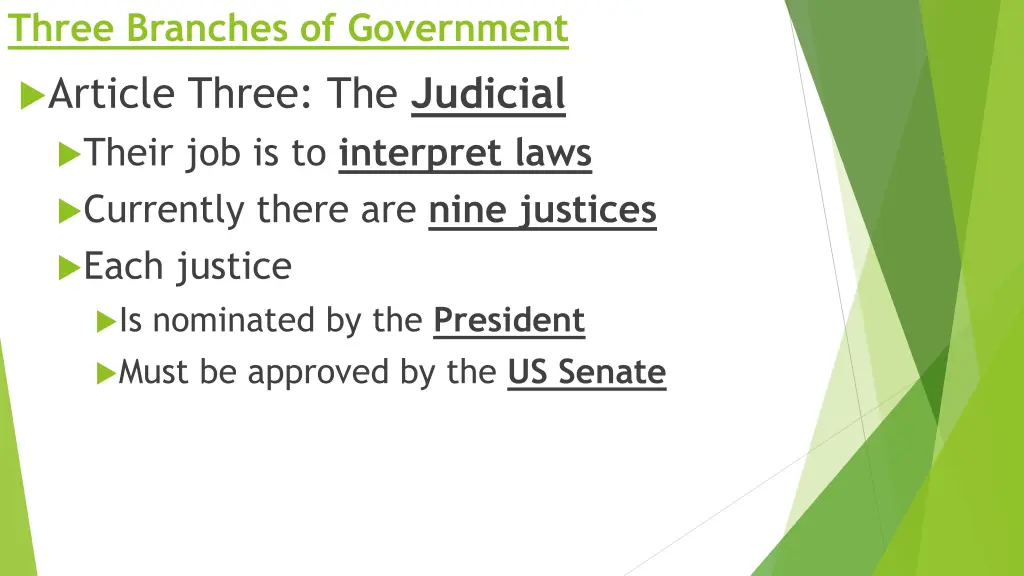 three branches of government 6