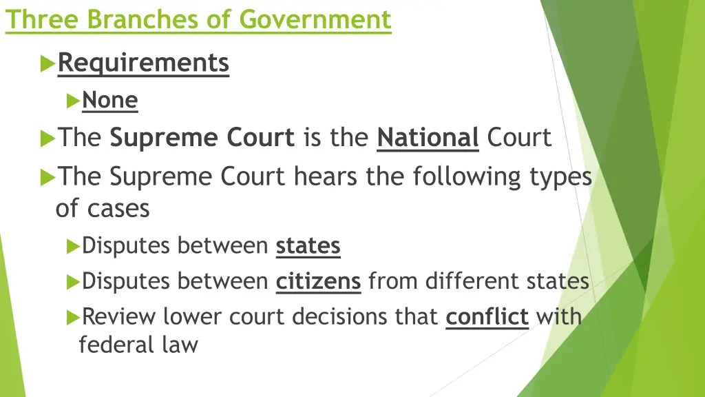 three branches of government 7
