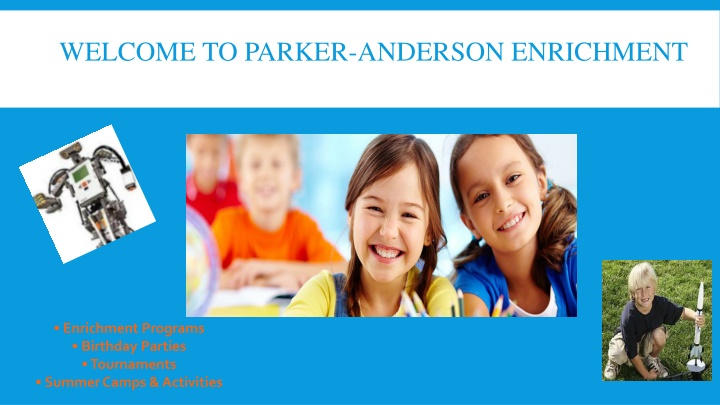 welcome to parker anderson enrichment