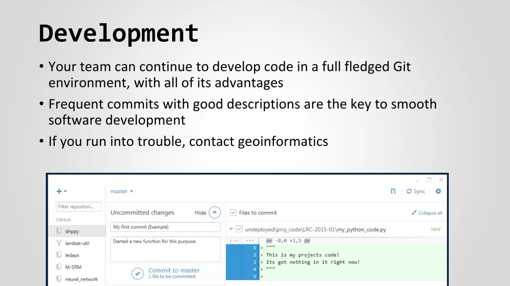 development