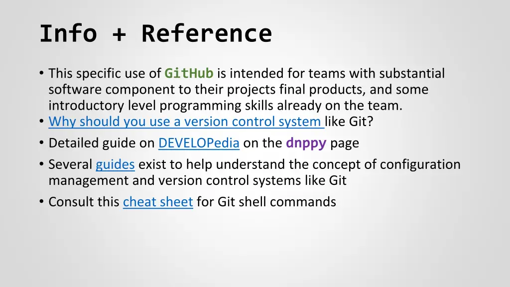 info reference 1