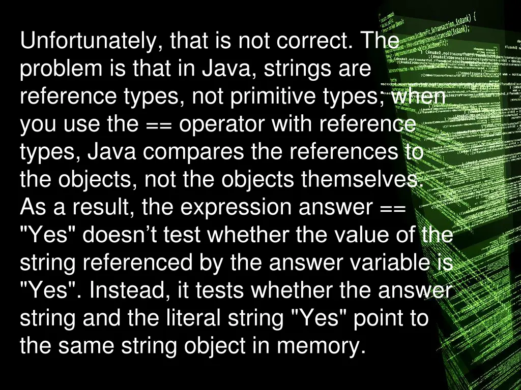 unfortunately that is not correct the problem