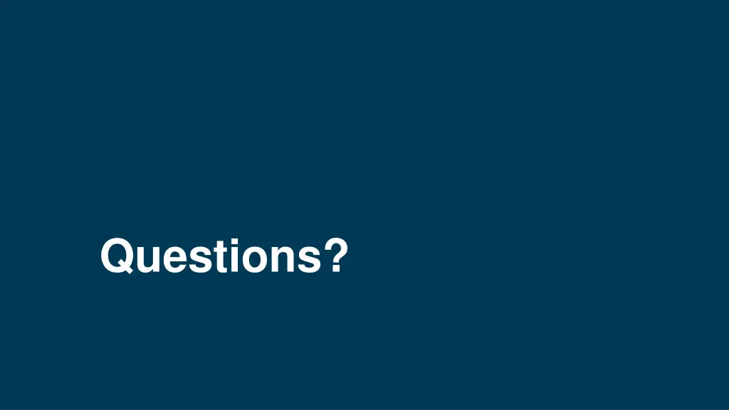 questions