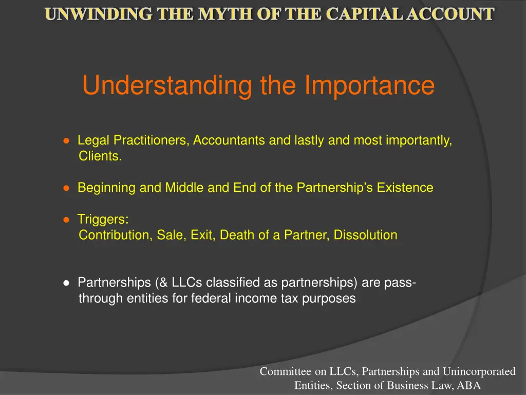 unwinding the myth of the capital account 1