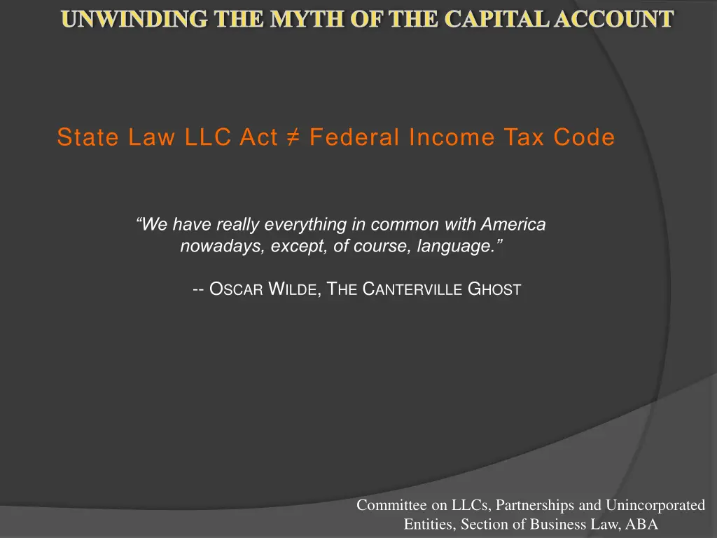 unwinding the myth of the capital account 25