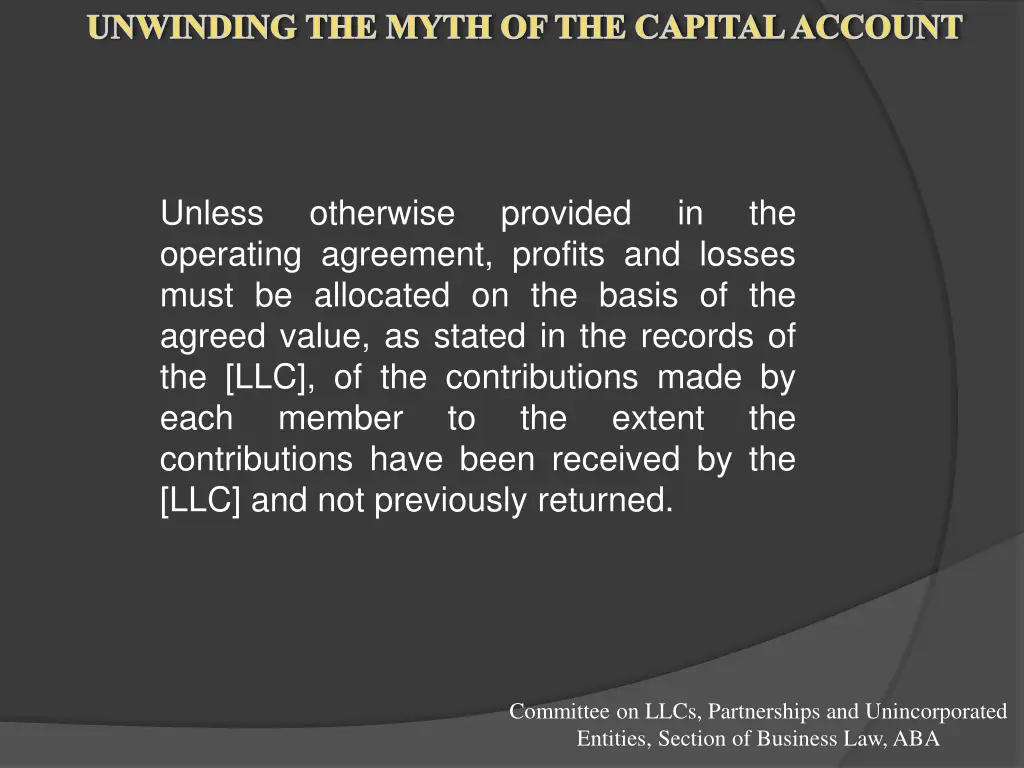 unwinding the myth of the capital account 26